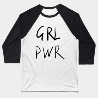 GRL PWR Baseball T-Shirt